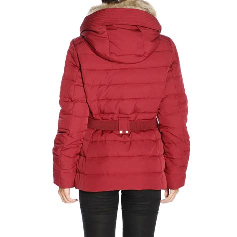 michael kors jacke damen dunkelrot|ladies Michael Kors jackets.